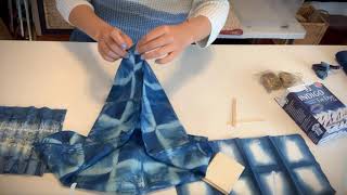 Indigo Shibori Patterning Techniques