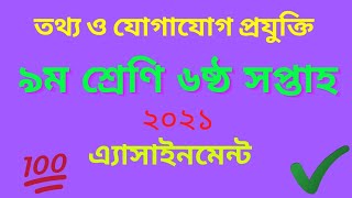 Class 9 ICT Assignment 6th week 2021 | ৯ম শ্রেণির এসাইনমেন্ট ২০২১