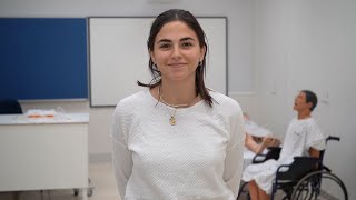 Marina Andrada, alumna de Enfermería y miembro del Aula de Teatro