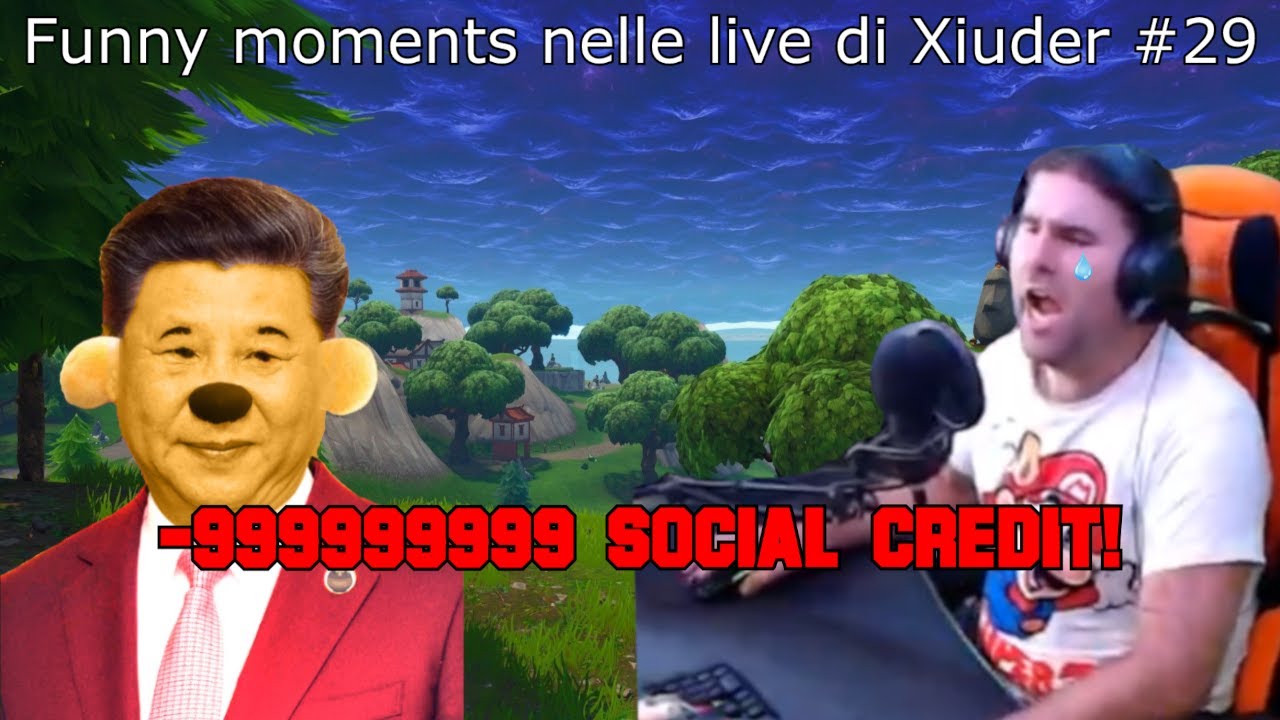 Funny moments nelle live di Xiuder #29 - Xiuder perde tutto il social credit 😱😱😱