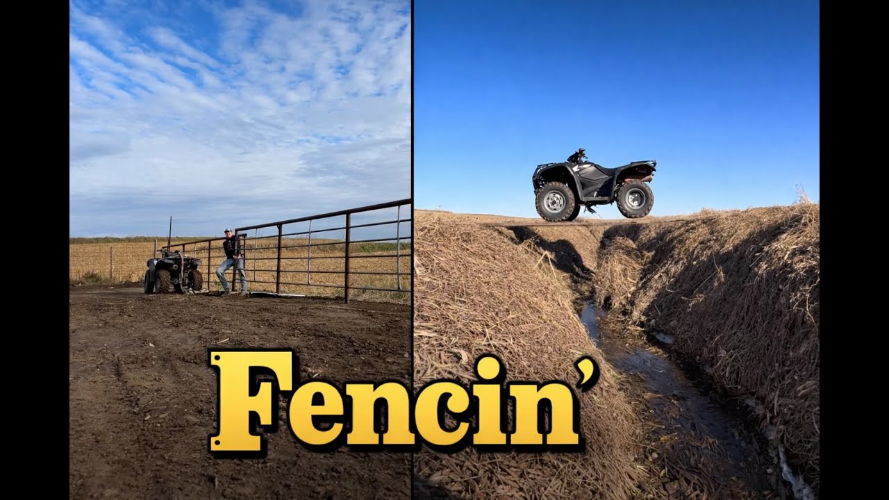 Putting up Fence and Preparing for Cattle