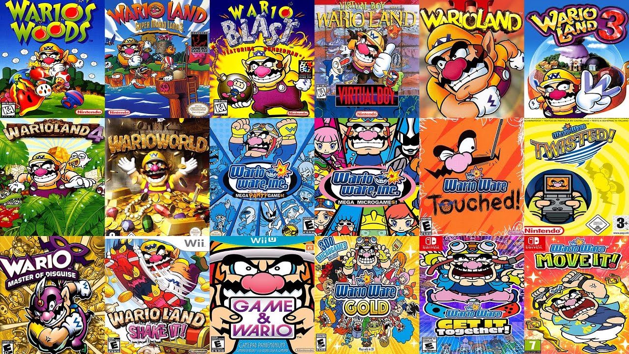 The Evolution Of Wario Games (1994 - 2023)