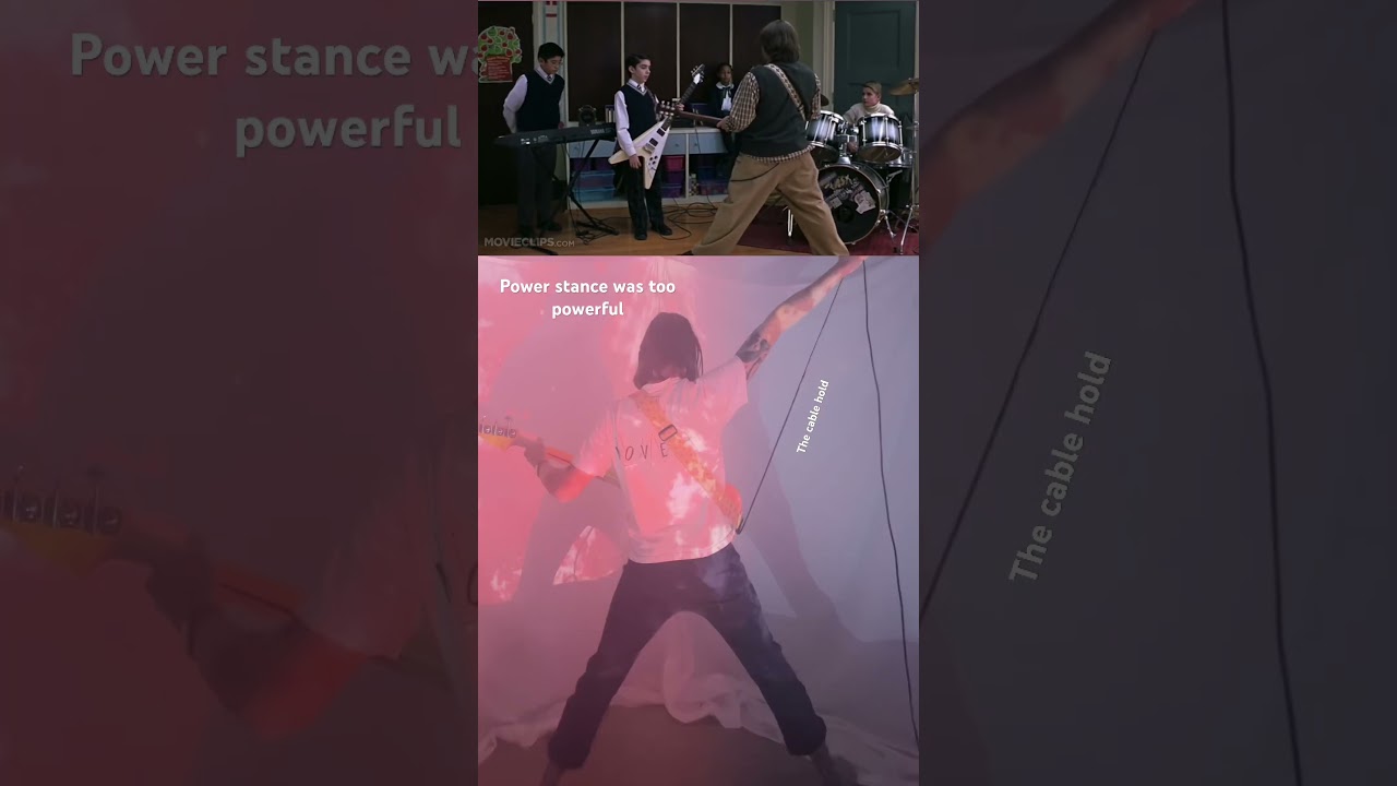 Watch tay tried power stance for the music video but it was too powerful#schoolofrock #jackblack on YouTube Watch tay tried power stance for the music video but it was too powerful#schoolofrock #jackblack on YouTube