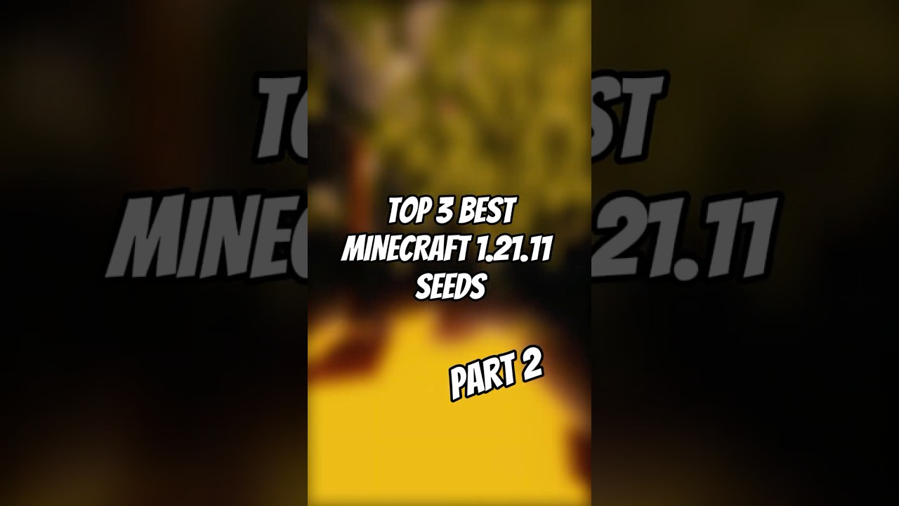 TOP 3 BEST MINECRAFT SEEDS! - PART 2 (1.21.11 java)