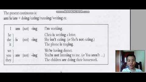 Red book of Raymond Murphy. Unit 3. present continuous