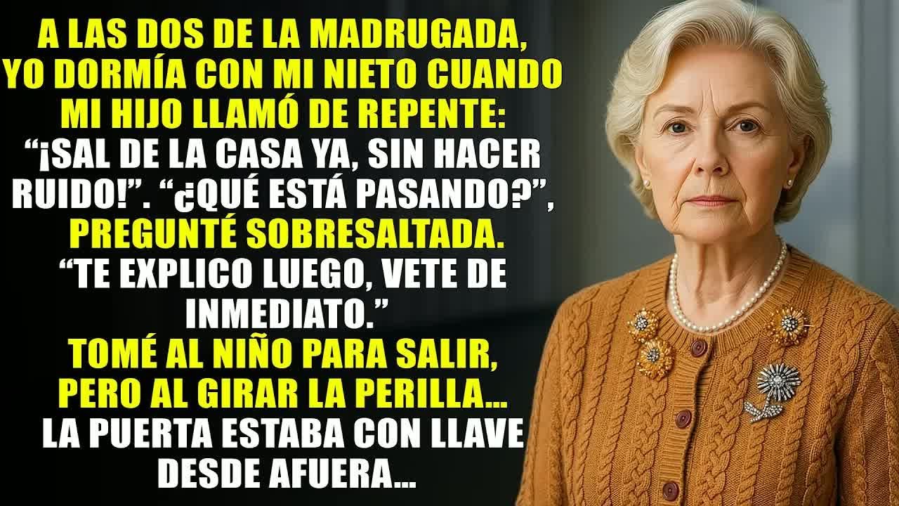 Mi hijo me llamó a las 2 de la madrugada： “¡Sal de la casa ahora mismo! Y no hagas ningún ruido.”