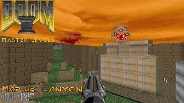 Master Levels for Doom II - Map 02: Canyon (UVMax 5:44)