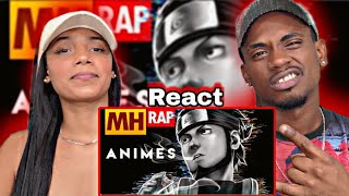 REACT | VIBE ASUMA 🚬 (Animes) | Style Trap | Prod. MK e Sidney Scaccio | MHRAP