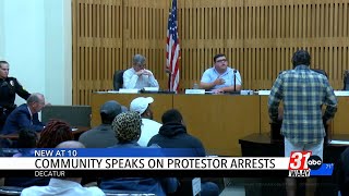 Community Speaks on Protestor Arrests