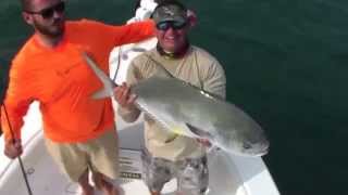 BIG PERMIT FISHING THE WRECKS OFFSHORE NAPLES BAY, FLORIDA. ON A MISSION