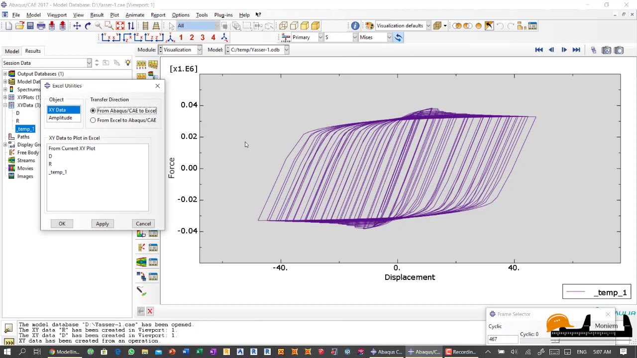 Cyclic Loading Simulation on Steel Cold Formed Double Symmetric C-Section Beam-ABAQUS