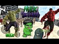 Red Hulk 😨 aane hi wala tha! Green Hulk vs Police 👮♂️ | India Theft Auto Simulator