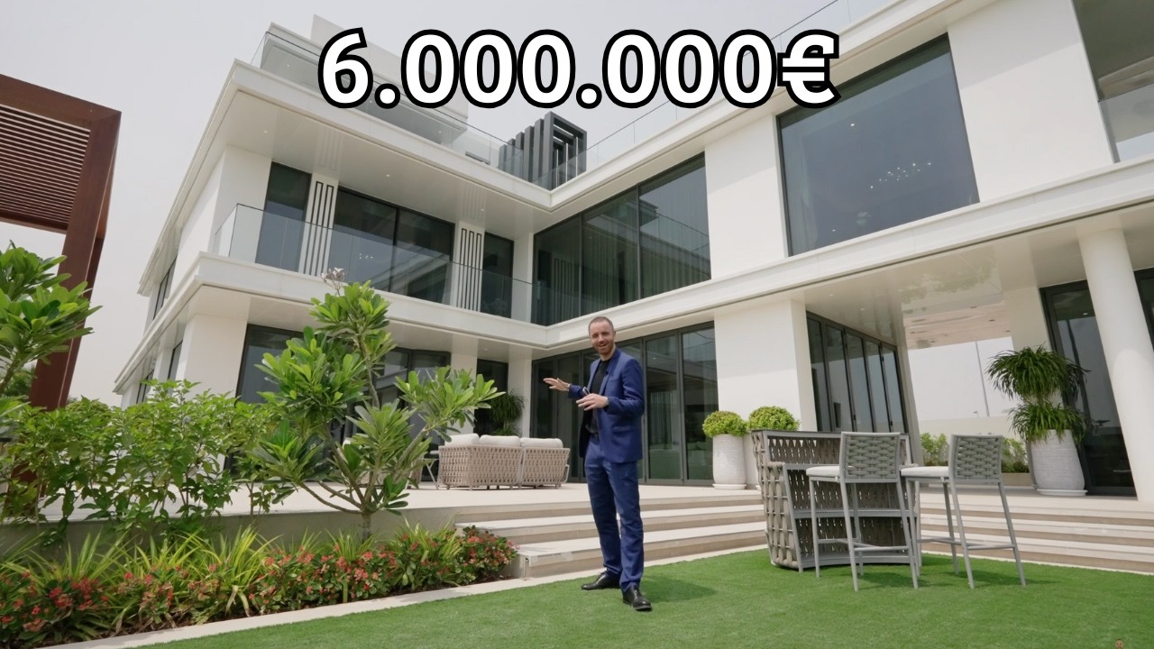 Villa exceptionnelle de plus de 1600m2 à Dubaï (cinéma, salle de sport, garage fou)