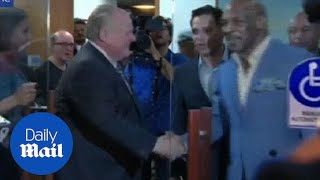Mike Tyson Meets With Toronto Mayor Rob Ford - Daily Mail