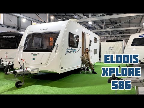 Одноосный караван для 7 человек с мувером, солнечной панелью и палаткой!