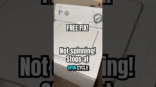 Whirlpool Washer Not Spinning