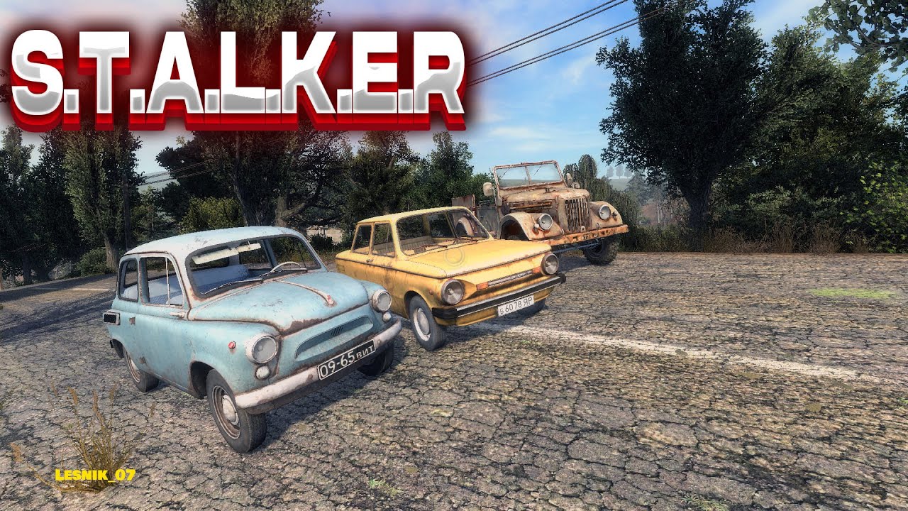REALISTIC CARS IN S.T.A.L.K.E.R INCREDIBLE MOD #2 - YouTube