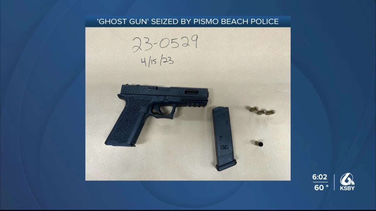 'Ghost gun' seized during traffic stop in Pismo Beach - YouTube