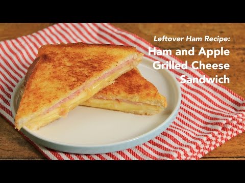 Leftover Ham Recipe: Ham and Apple Grilled Cheese Sandwich | Yummy Ph