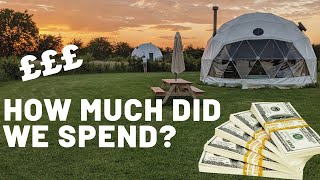 How much does it cost to set up a glamping site?