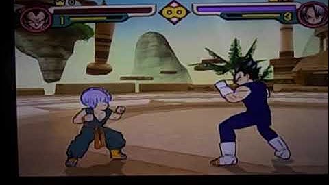 Dragon Ball Z Budokai 2(Gamecube)‐Vegeta vs Kid Trunks