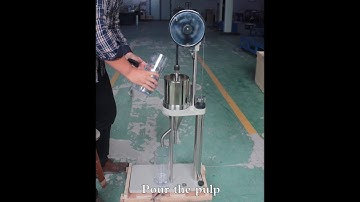 Video of DRK116 Beating Pulp Tester