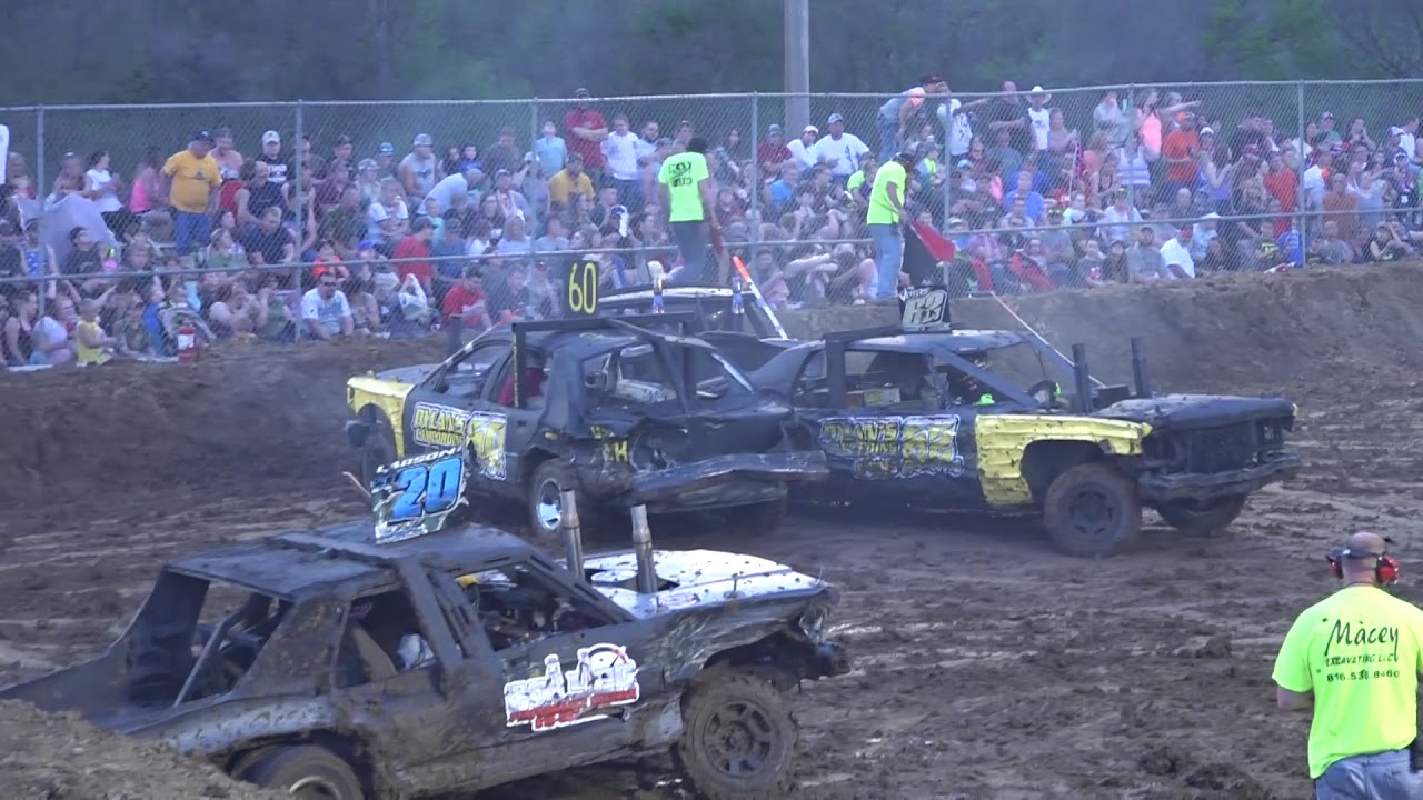 Demolition Derby Richmond Missouri May18th Heat 4 North end YouTube