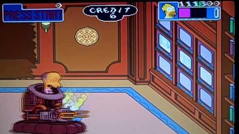 The Simpsons Arcade Start To finsh Homer Part 4