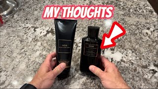 Bath and Body Works Men's Collection Ultra Shea Body Cream & 2 in 1 Hair and Body Wash NOIR.