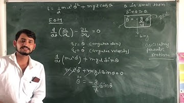 Lagrangian mechanics Problems 03 || Amplitude Classes Jaipur By Ac Sir