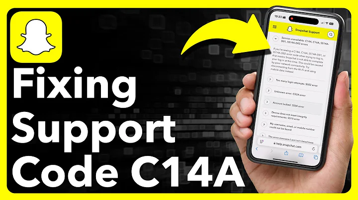 How To Fix Snapchat Support Code C14A