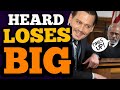 Amber Heard LOSES BIG as the Judge GOES OFF! Gives DEPP THE WIN!