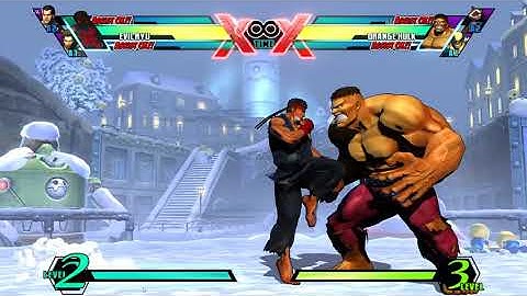 UMVC 3  - Evil Ryu Combos (Palette Swap) {Read Description}