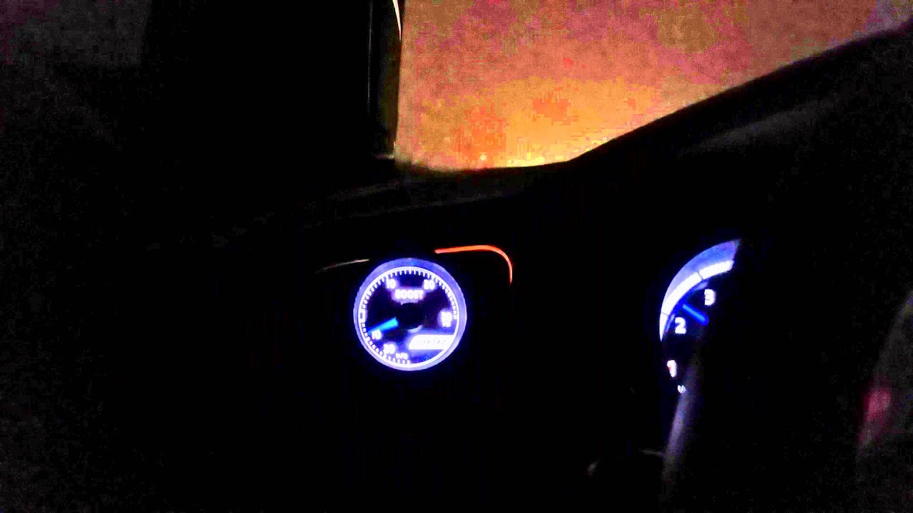 2016 Golf R with APR boost gauge (stock) YouTube