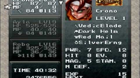 Biggest Possible Level Leap in Chrono Trigger (SNES & PS Version)