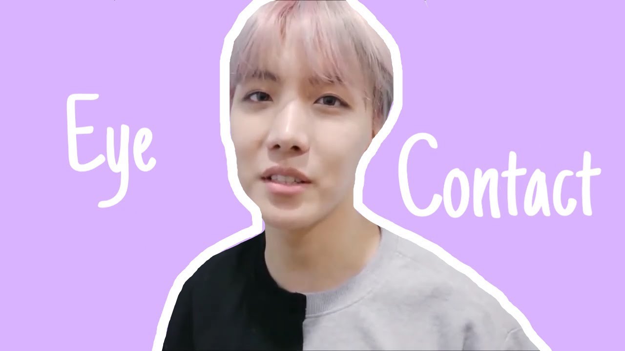 Eye Contact With J-Hope
