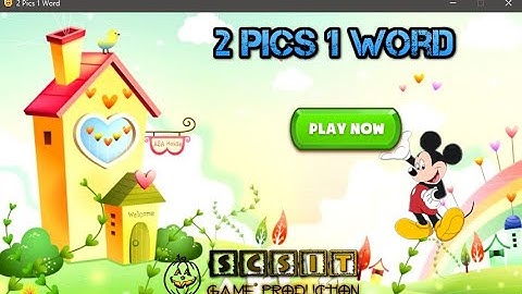 2 Pics 1 Word1 Game Java Project (Apache Netbeans + MySQL)