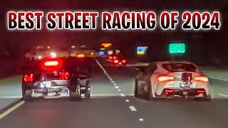 Best Street Racing of 2024 *CLOSE CALLS + CRAZY RACES*