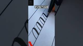 Learn the basic strokes for calligraphy - Part 1