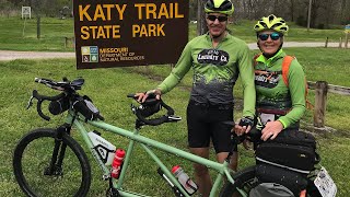 Tandem Bicycling the Katy Trail in Missouri