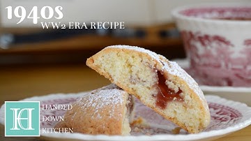 Raspberry Buns (Raspberry Jam Cookies) ◆ 1940s / WW2 Era Recipe