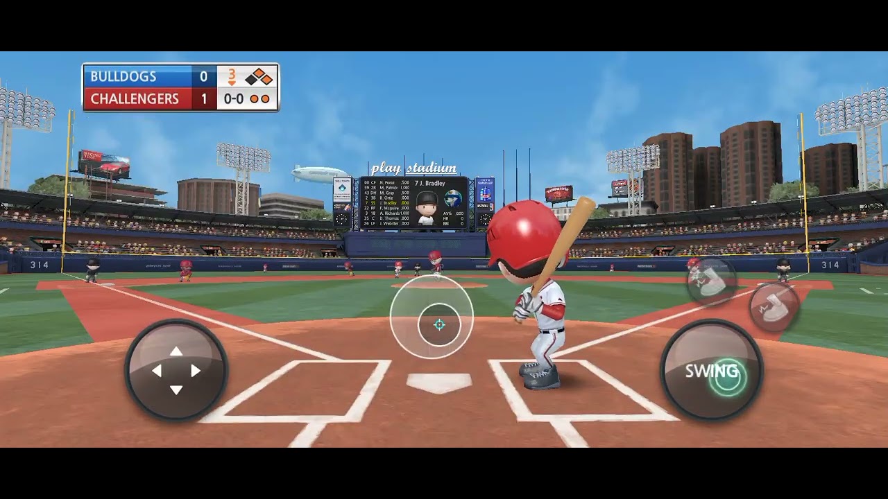 Jugando baseball 9