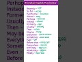 Everyday English Vocabulary || #shorts #englishvocabulary #adverbs #vocabs #english