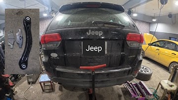 replaceing rear upper center control arm 2011 - 2020 Jeep Grand Cherokee rear brack pads  #jeep