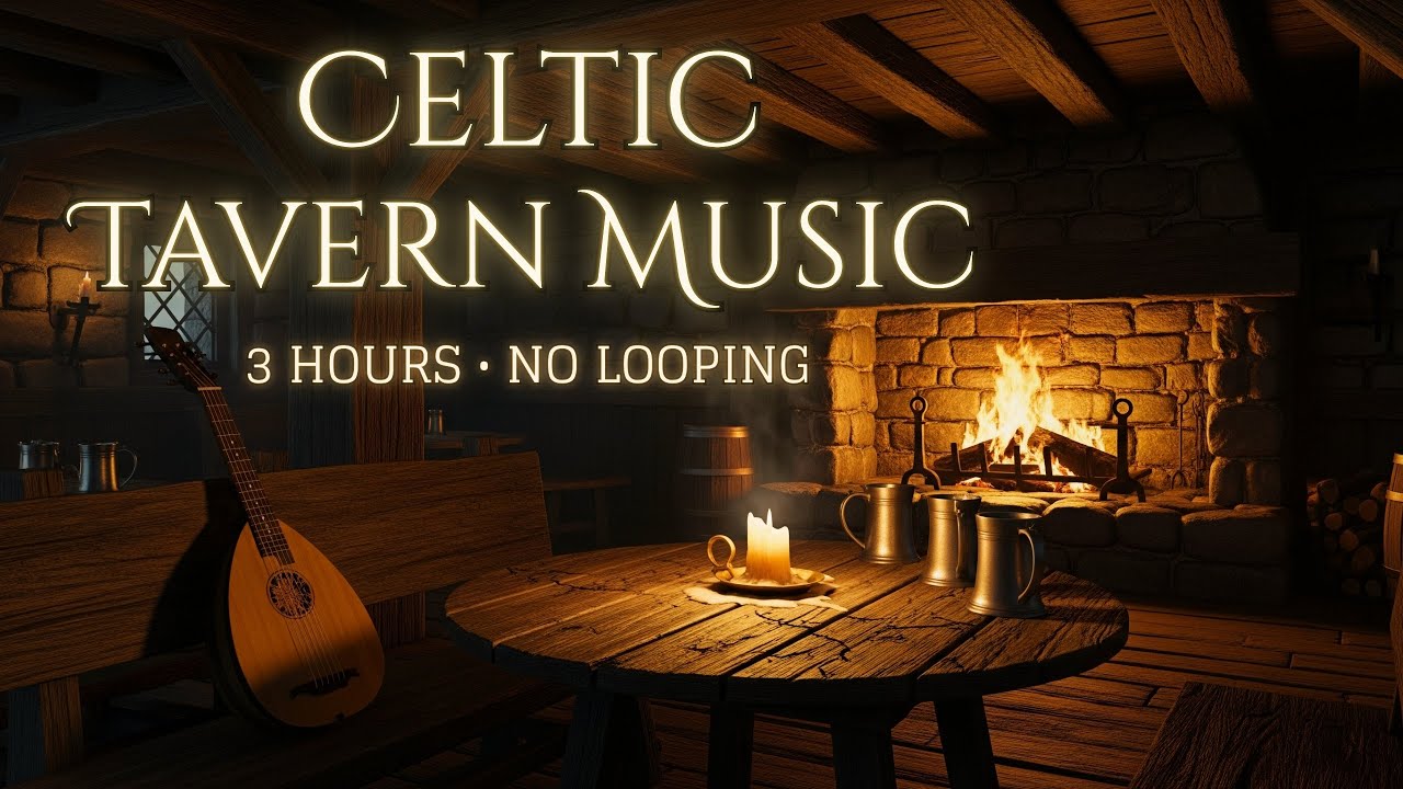 3 Hours of Cozy Celtic Tavern Music | Medieval Fantasy Music for DnD ...