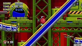 Sonic Mania - Chemical Plant Act 2 (Mighty) Ring Attack - 515 Rings