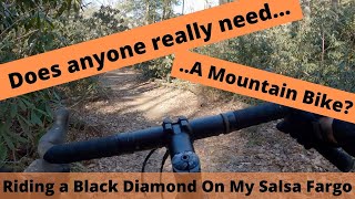 Black Diamond Fargo! Kitsuma on a gravel bike - Asheville