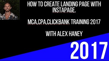 How to create a landing page For Instapage Cpa For Free 2017