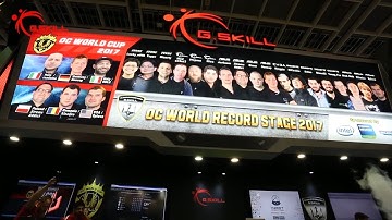 G.SKILL Extreme Overclocking Events @ Computex 2017, ft. Intel Core X-series CPU & X299 motherboard