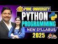 PYTHON PROGRAMMING SYLLABUS OF PUNE UNIVERSITY | FIRST YEAR PYTHON SYLLABUS | DINESH SIR ENGINEERING
